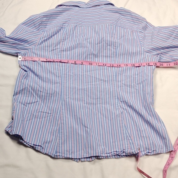 American Eagle outfitters women's long sleeved button down top size 14 - Picture 9 of 11